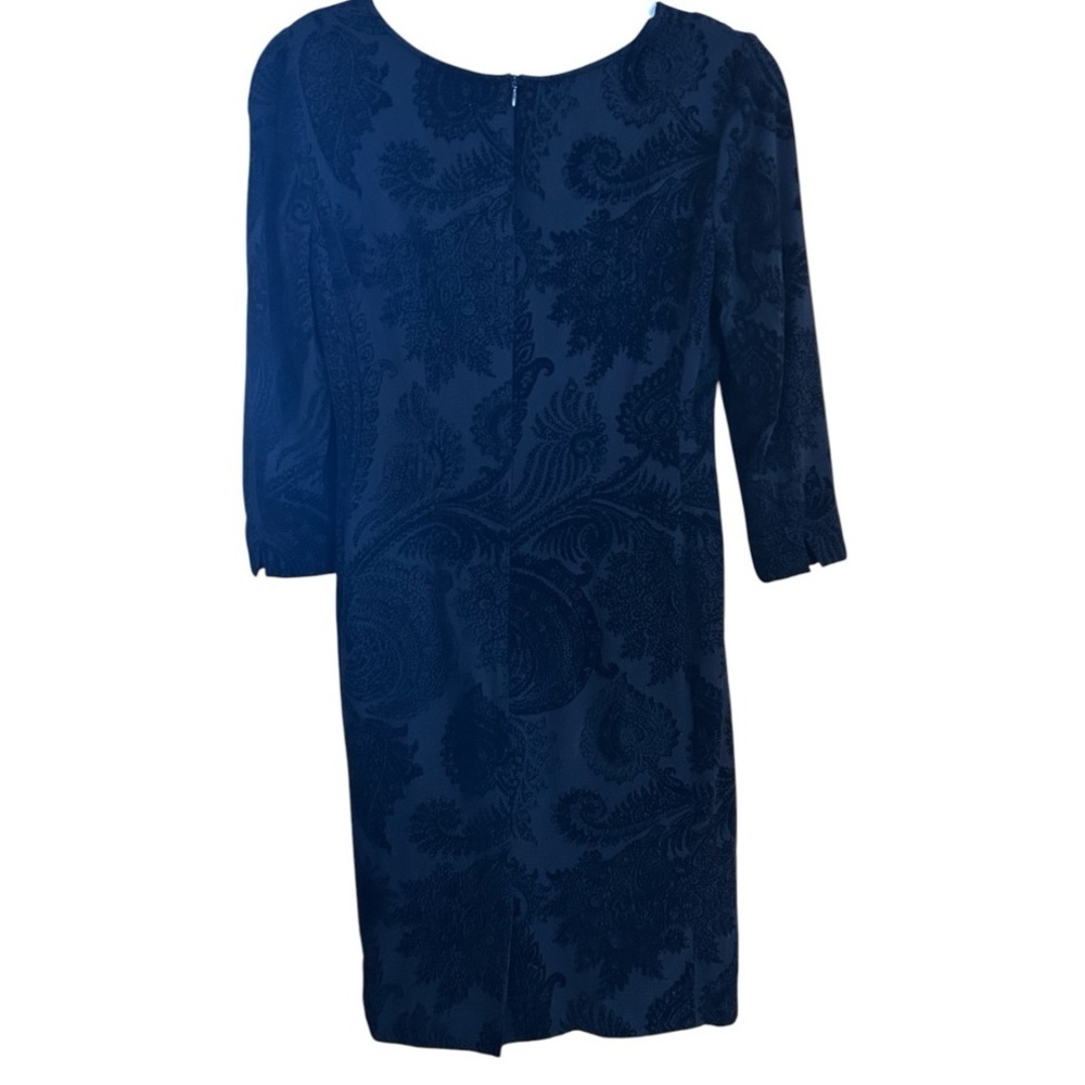 Vintage Trixi Schober Black Velvet Dress Size 6 Luxury Meets Fancy Aunt Energy - Picture 11 of 12